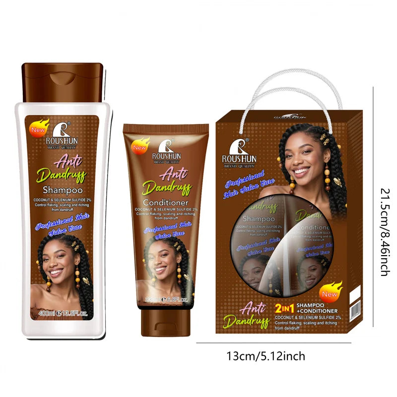 Coconut Shampoo+Conditioner Set for Cleaning Scalp, Nourishing Hair, Softening and Fragrance Retention Shampoo and Hair Care Peaceful Pleasures Health and Wellness