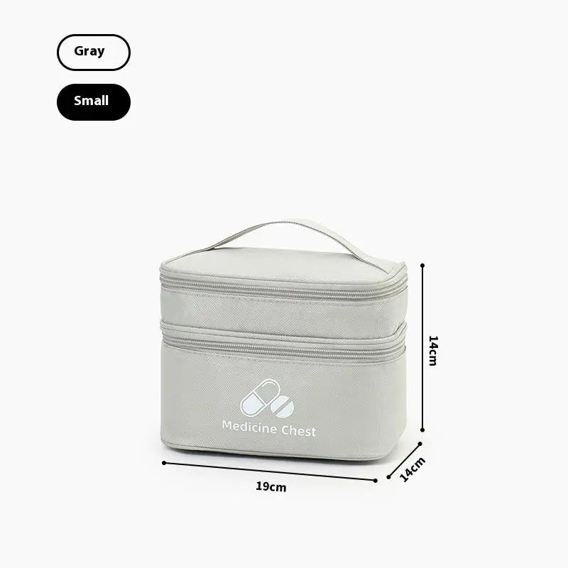 Double Layer First Aid Kit Bag – Oxford Cloth Travel Organizer