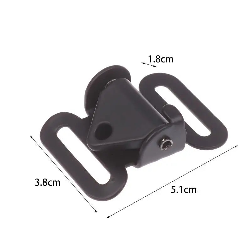 Metal Anti-Slip Buckle Fasteners for Backpack & Luggage (3 Pcs)