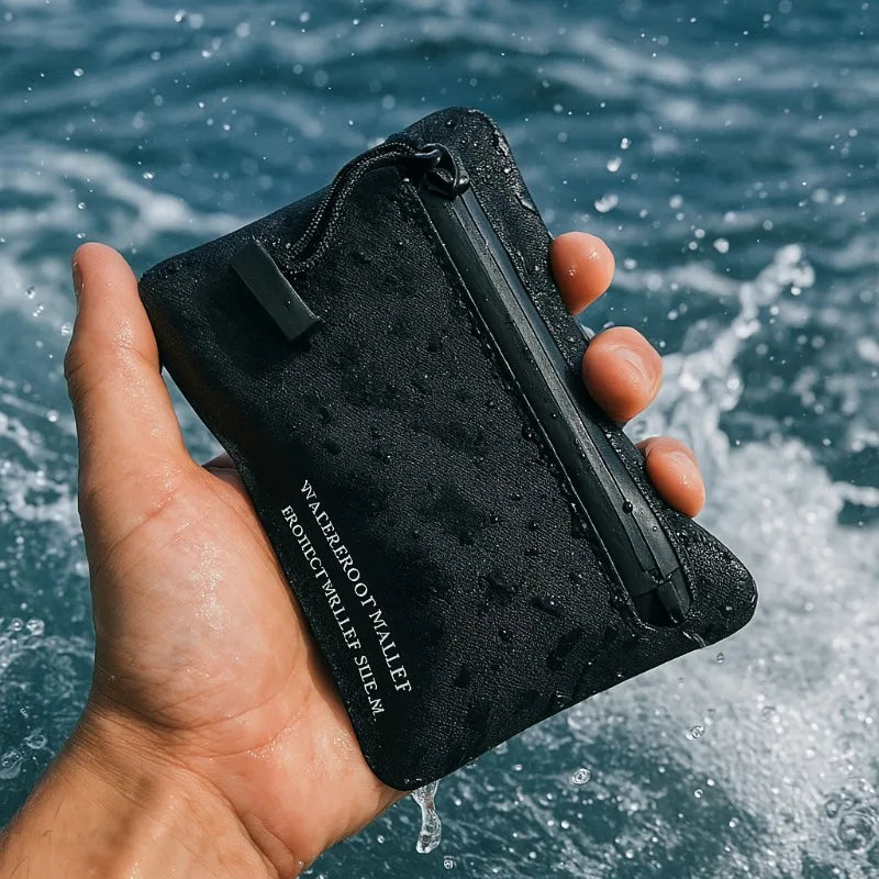 Waterproof TPU Wallet Card Holder | Outdoor Adventure Key Case Waterproof Sports Wallet Peaceful Pleasures Health and Wellness