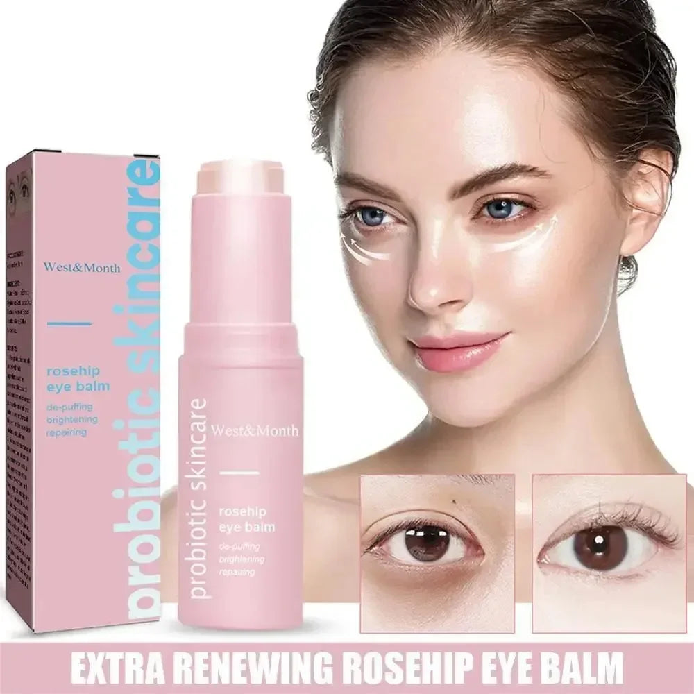 Rosehip Eye Balm Stick – Lifting, Fine Lines & Hyaluronic 15ml Peaceful Pleasures Health and Wellness