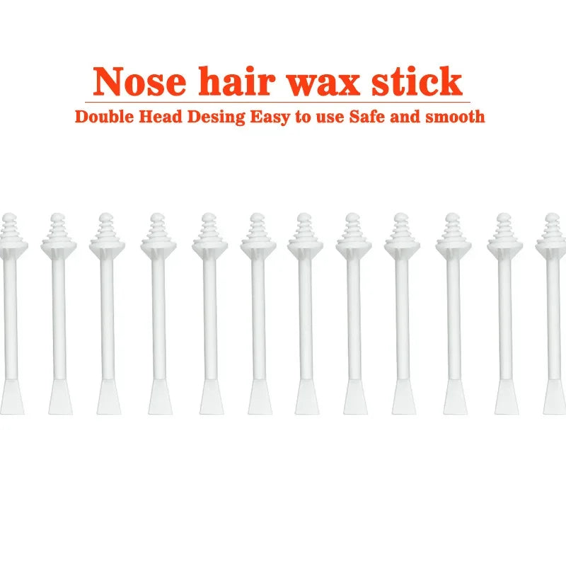 20/50/100PCS Beauty Accessories Tools Remove Nose Hair Stick Nose Hair Unhaired Butter-Bean Nose Hair Wax Stick Peaceful Pleasures Health and Wellness