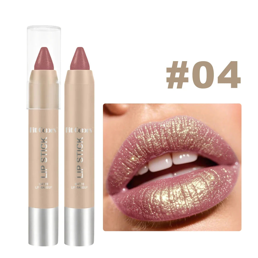 Fit Colors Metallic Pearl Lipstick – Waterproof & Volumizing