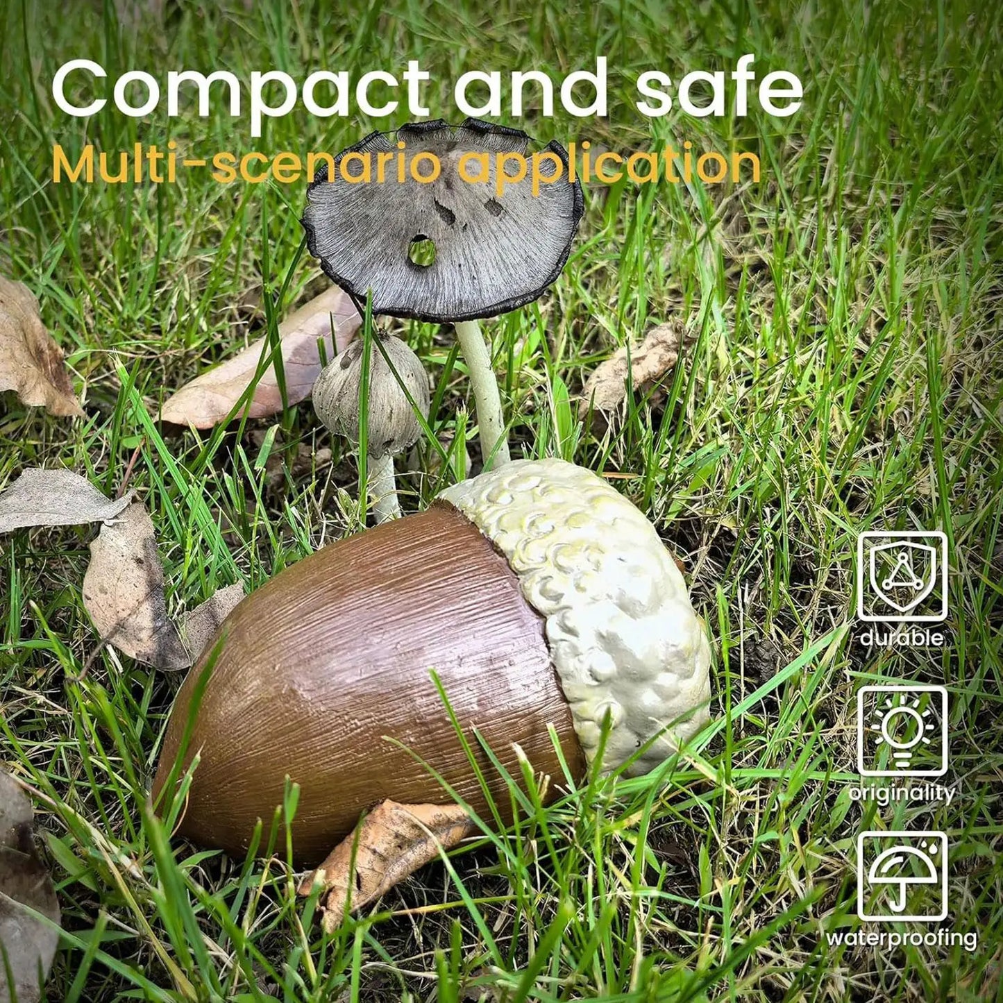 Hazelnut Secret Safe Box | Waterproof Resin Disguised Stash