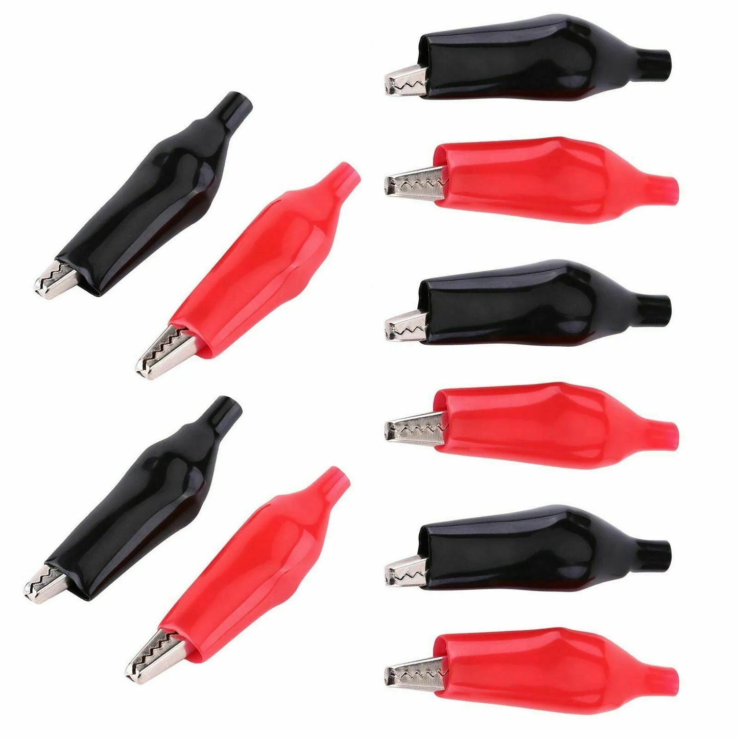 Insulated Crocodile Clips Electrical Battery Connectors 5A Alligator