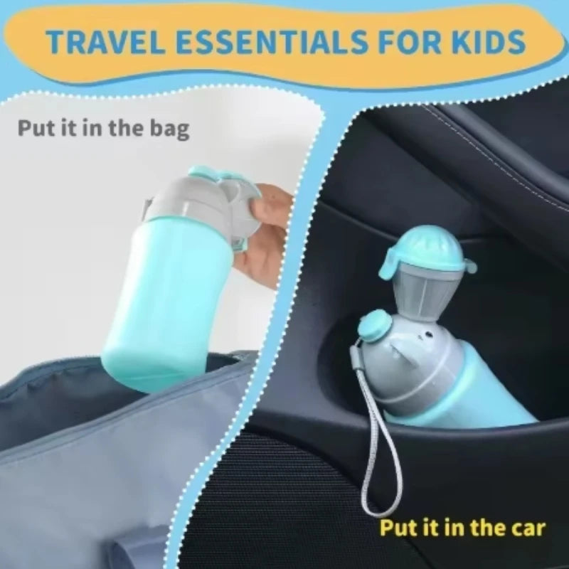 Portable Baby Travel Potty Hygienic Leak Proof Urinal Emergency Toilet for Car Toddler Pee Training Cup Bottle for Kids Boy Girl Peaceful Pleasures Health and Wellness