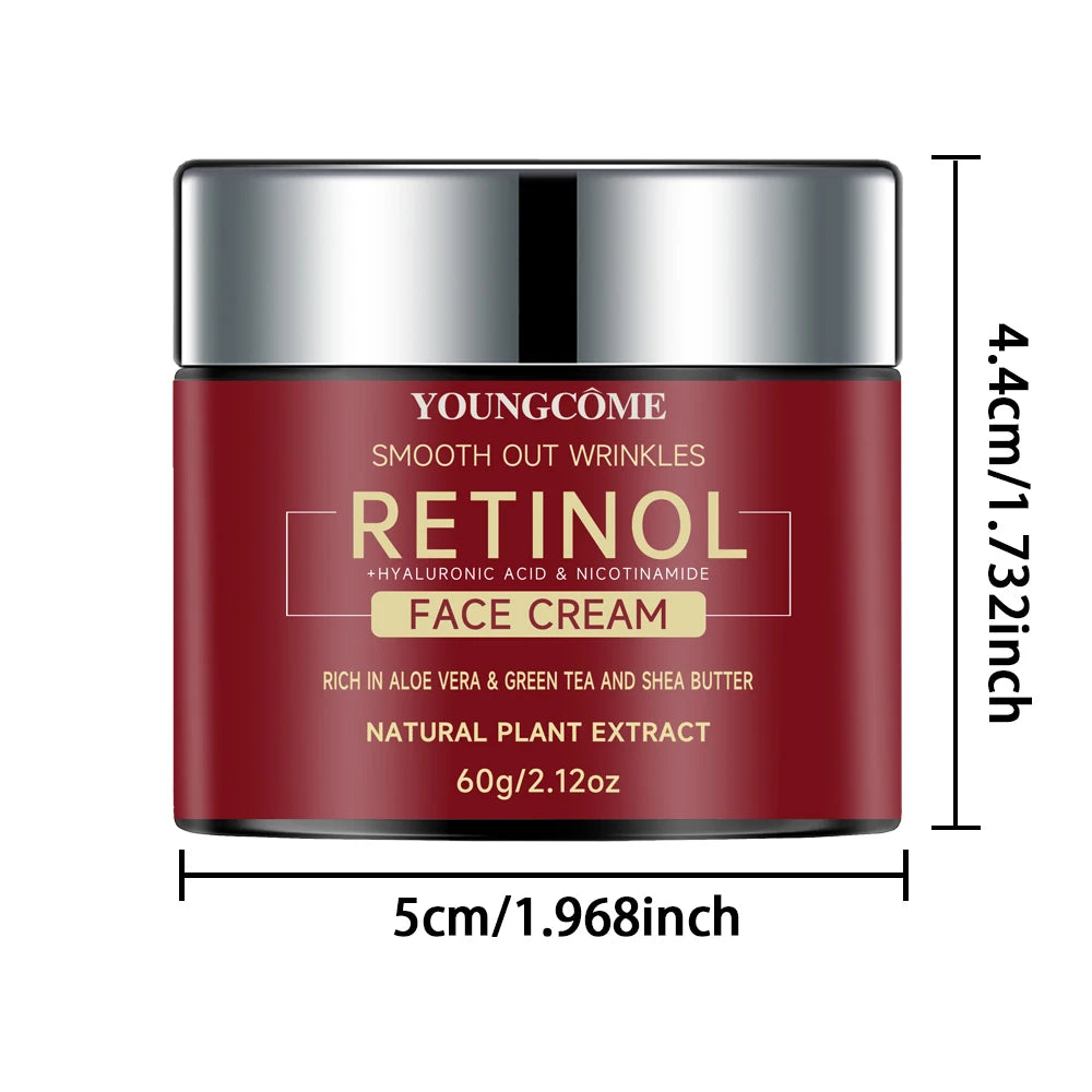 Retinol Lifting Firming Cream Repairing Moisturizing Nourishing Cream Brightening Skin Facial Cream Anti-Aging Face Skin Care Peaceful Pleasures Health and Wellness 60G