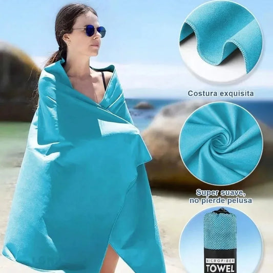 Quick-Dry Microfiber Towel Set – Lightweight Beach & Travel Microfiber Towel Set Peaceful Pleasures Health and Wellness