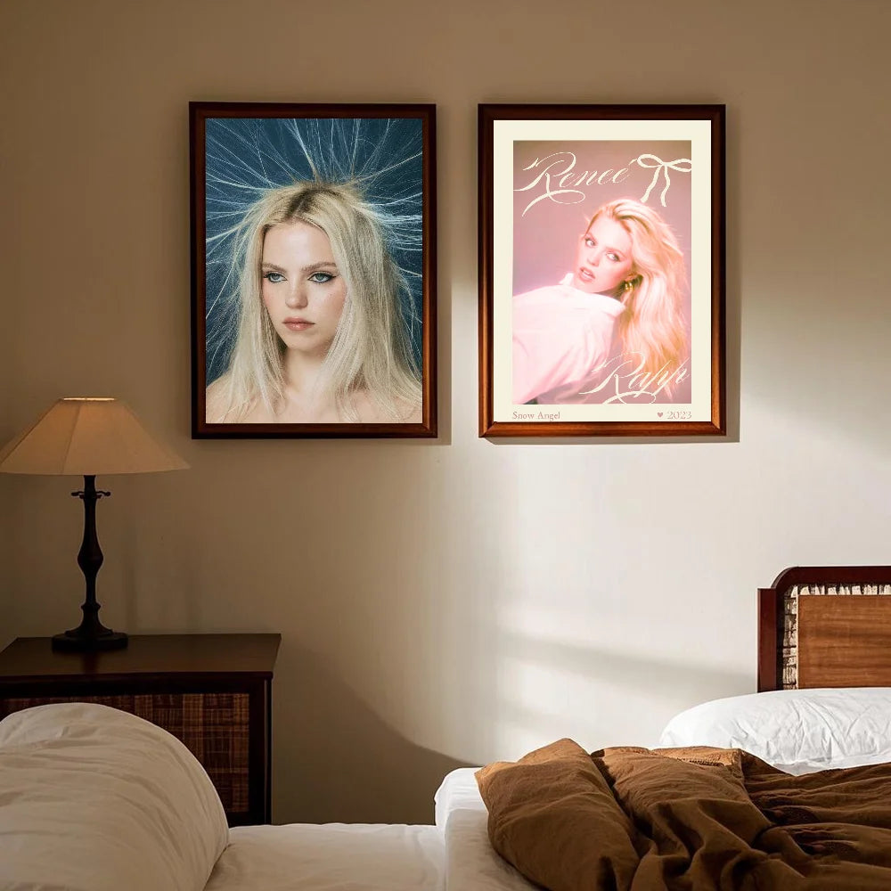 Pop Singer Actor Renee Rapp Poster HD art sticky wall waterproof home living room bedroom bar aesthetic decoration Peaceful Pleasures Health and Wellness