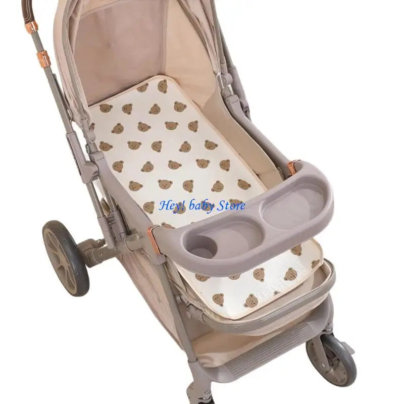 Cotton Crepe Baby Stroller Nappy Pad – Soft Waterproof Cushion
