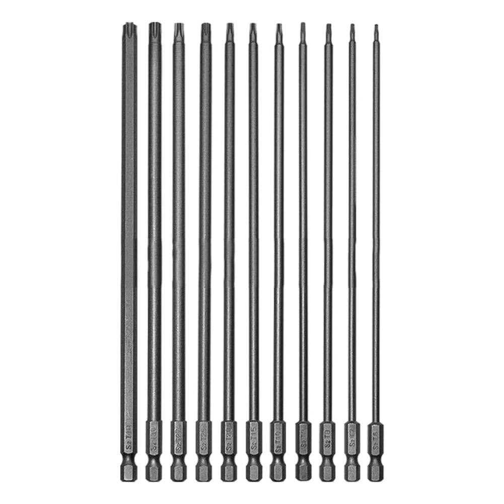 Torx Screwdriver Bit Magnetic Hole Hex Shank Electric Drill Hand