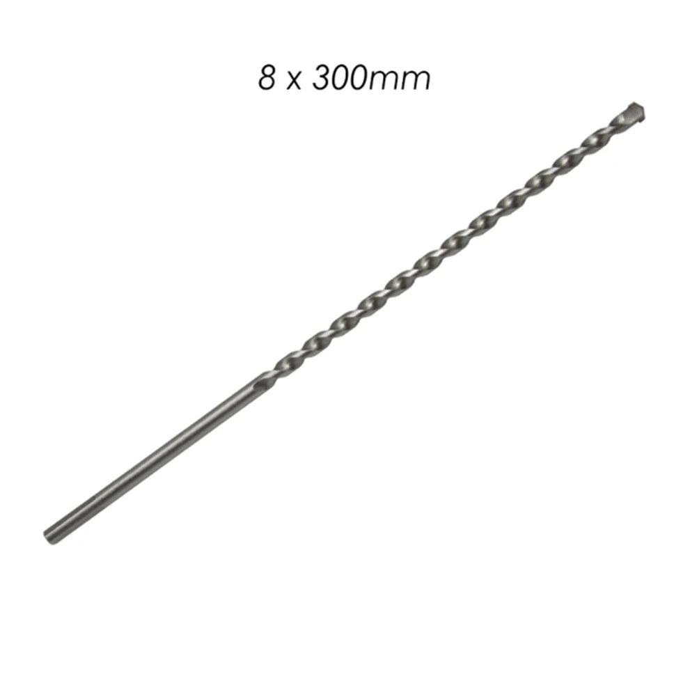 Long Masonry Concrete Impact Drill Bit Triangle Shank 6- Alloy T-wist