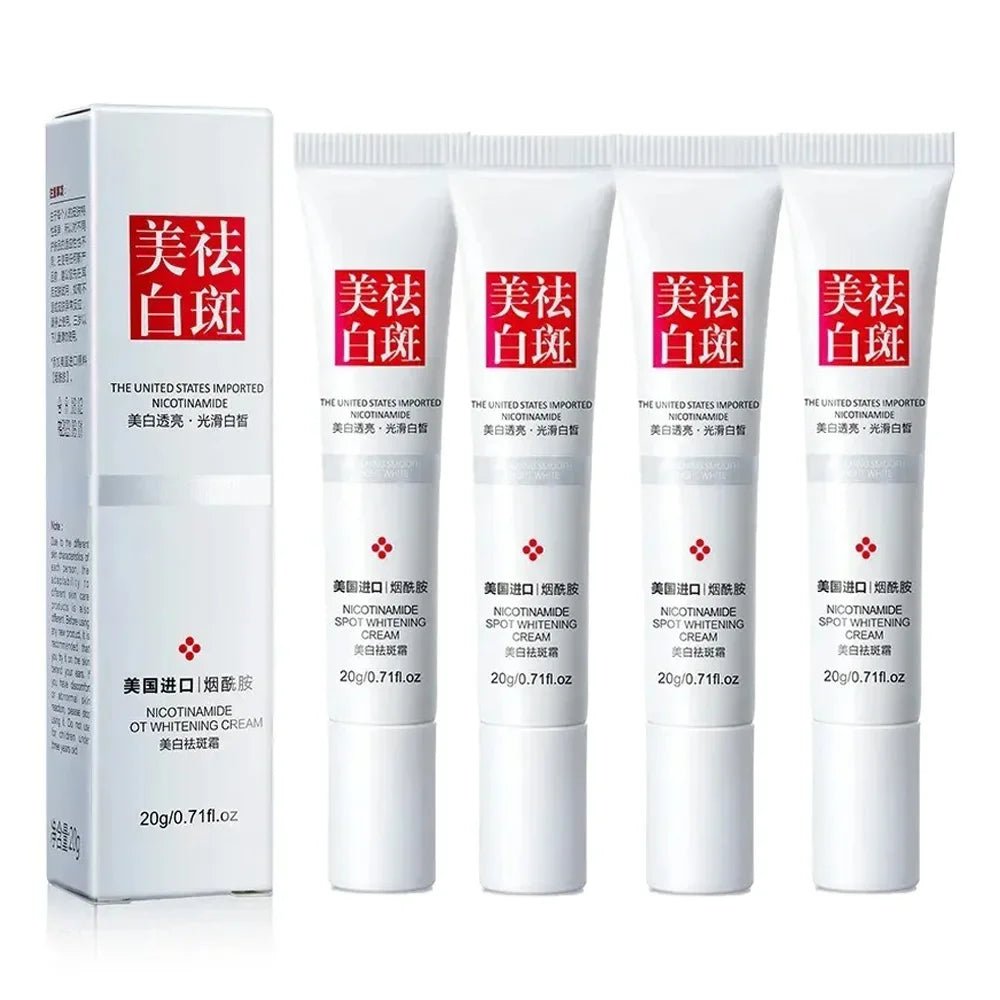 Brightening Niacinamide Whitening Cream – Anti-Freckle & Dark Spot Peaceful Pleasures Health and Wellness 4pcs