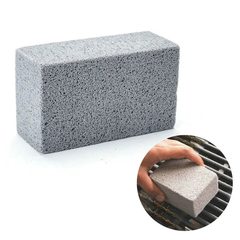 1pc BBQ Grill Cleaning Brush Brick Block Barbecue Cleaning Stone Pumice Brick For Barbecue Rack Outdoor Kitchen BBQ Tools Peaceful Pleasures Health and Wellness
