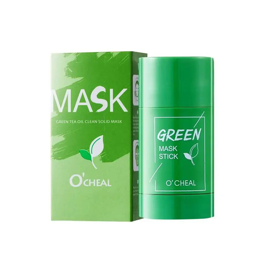 Green Tea & Bamboo Charcoal Face Mask Stick – Pore Refining