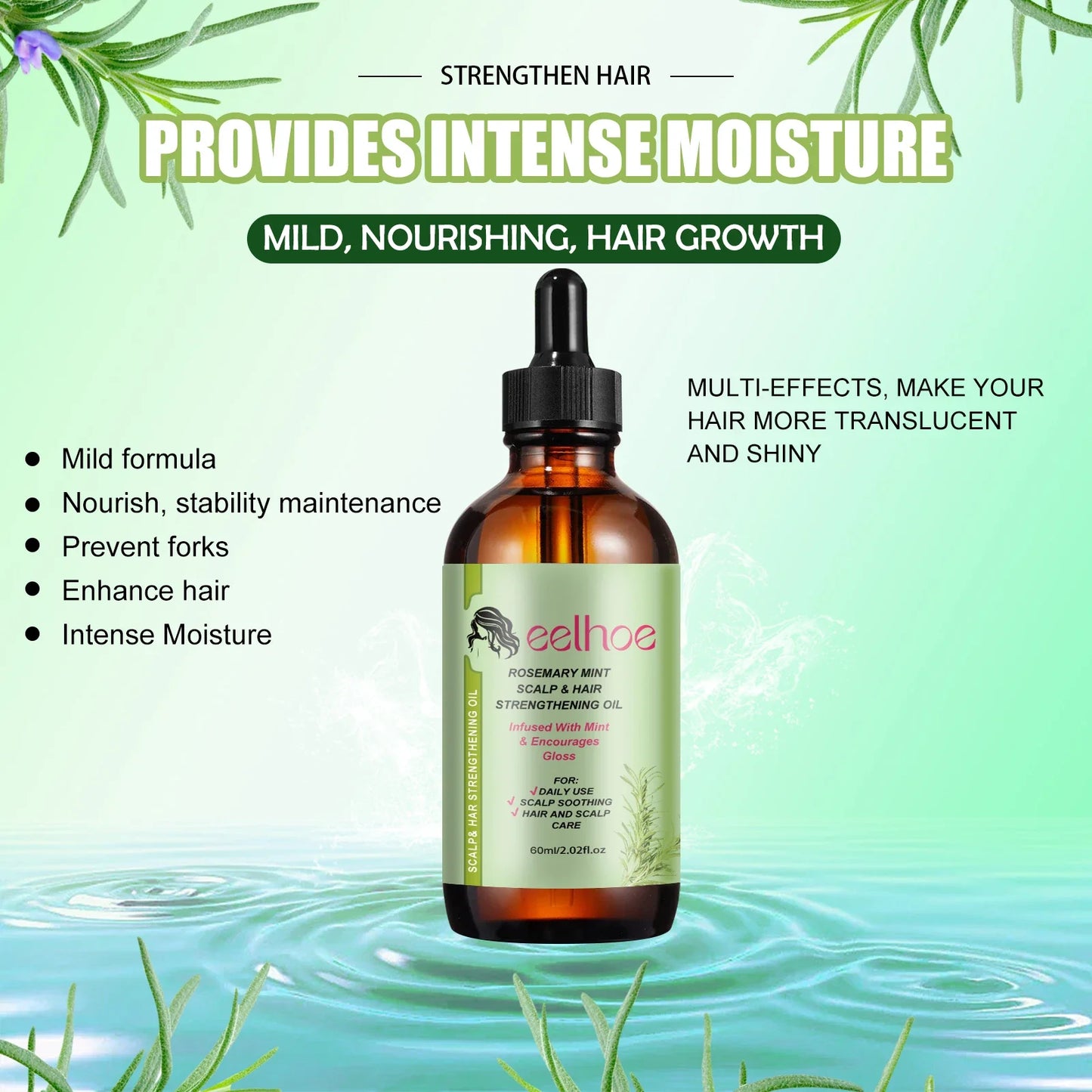 Rosemary Essential Oil for Hair – Nourishes, Smoothes & Repairs