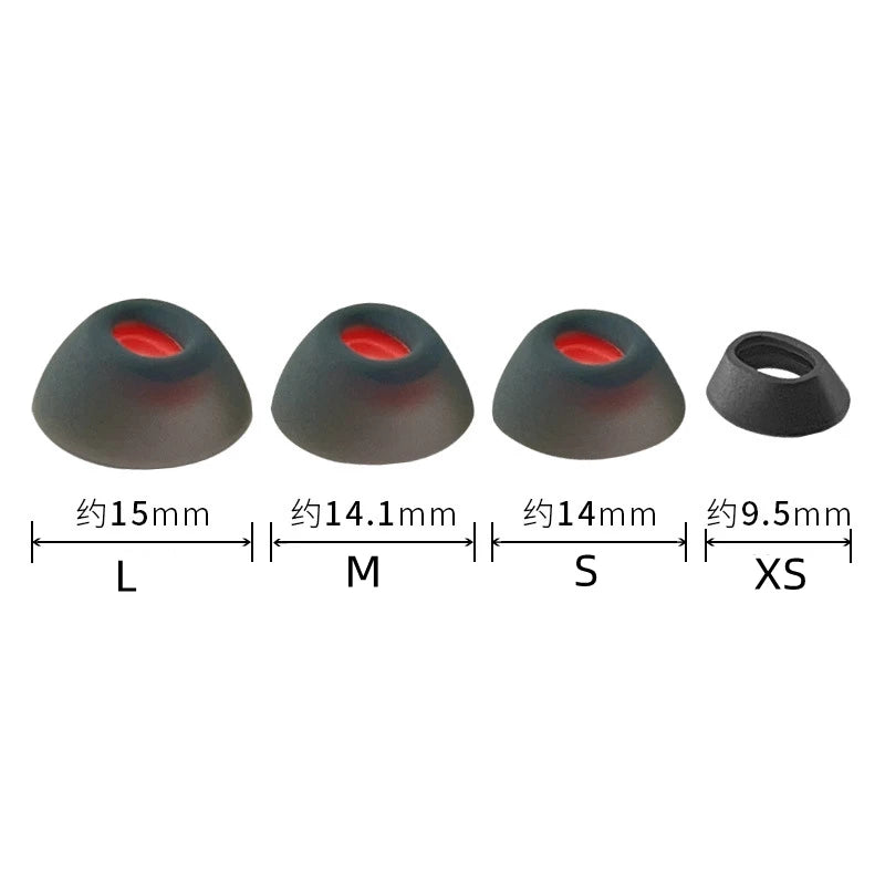 4 Pairs For JBL Tune Flex Earbud Covers Silicone Earcups Tune Flex Ear Caps Bluetooth-Compatible Headset Accessories Peaceful Pleasures Health and Wellness
