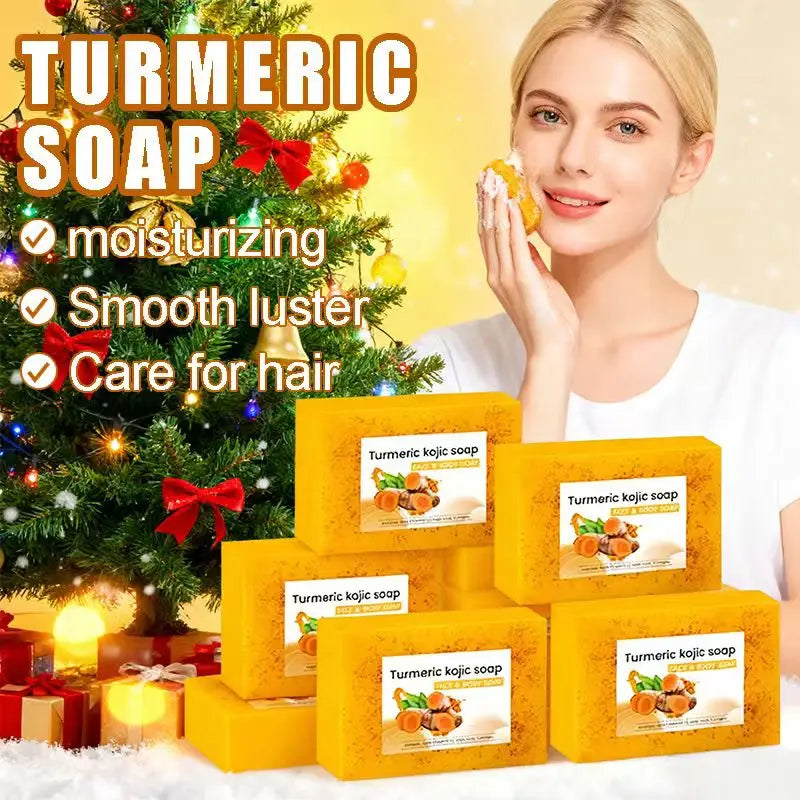 8-Pack Turmeric Lemon Kojic Acid Soap – Gentle Family Bar