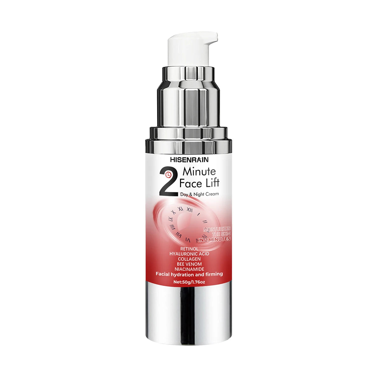 HISENRAIN 2-Minute Brightening Day & Night Cream with Niacinamide & Hyaluronic Acid - Fast-Acting Moisturizer for Glowing Skin. Peaceful Pleasures Health and Wellness 50g