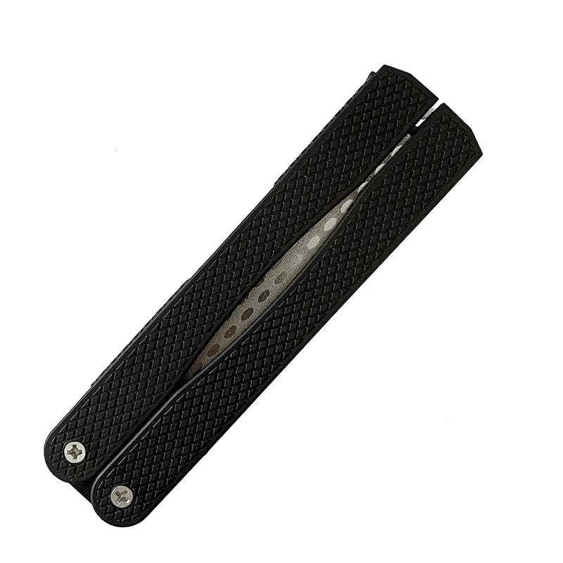 Household Sharpener Double Sided Foldable Pocket Sharpener Diamond Knife Sharpening Stone Kitchen Tool Accessory Peaceful Pleasures Health and Wellness