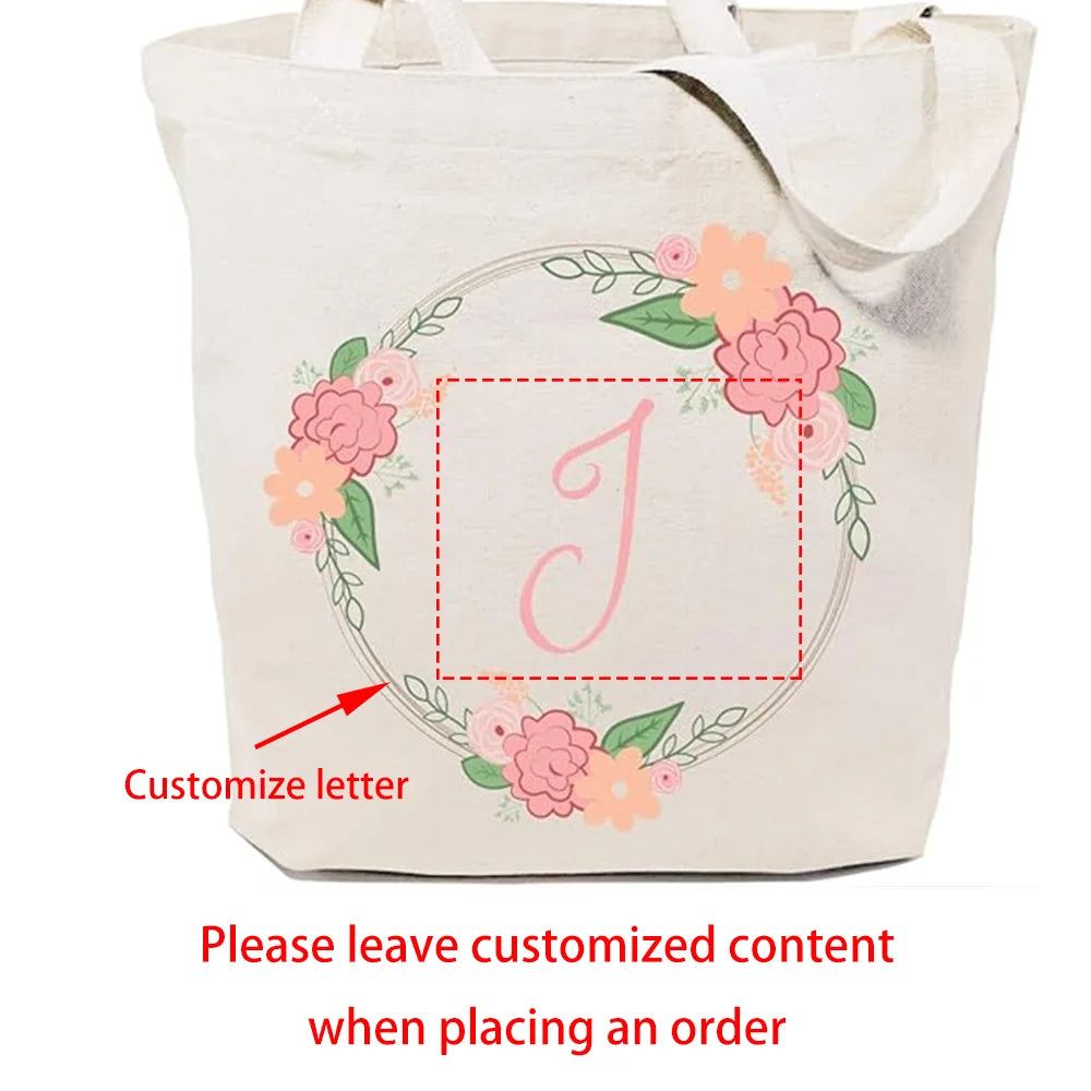Personalized Name Tote Bag | Beach, Wedding & Bridesmaid Gift