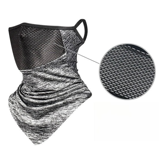 Ice Silk Sunscreen Cycling Mask & Scarf | UV Protection Cycling Face Mask Peaceful Pleasures Health and Wellness