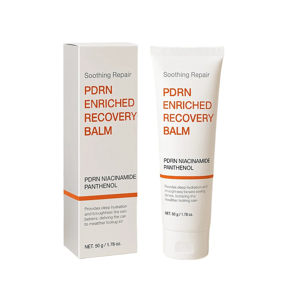 Soothing Repair PDRN Enriched Recovery Balm with Niacinamide & Panthenol, Deep Hydration & Skin Barrier Repair, 50g Face Balm fo Peaceful Pleasures Health and Wellness 1PC 50g