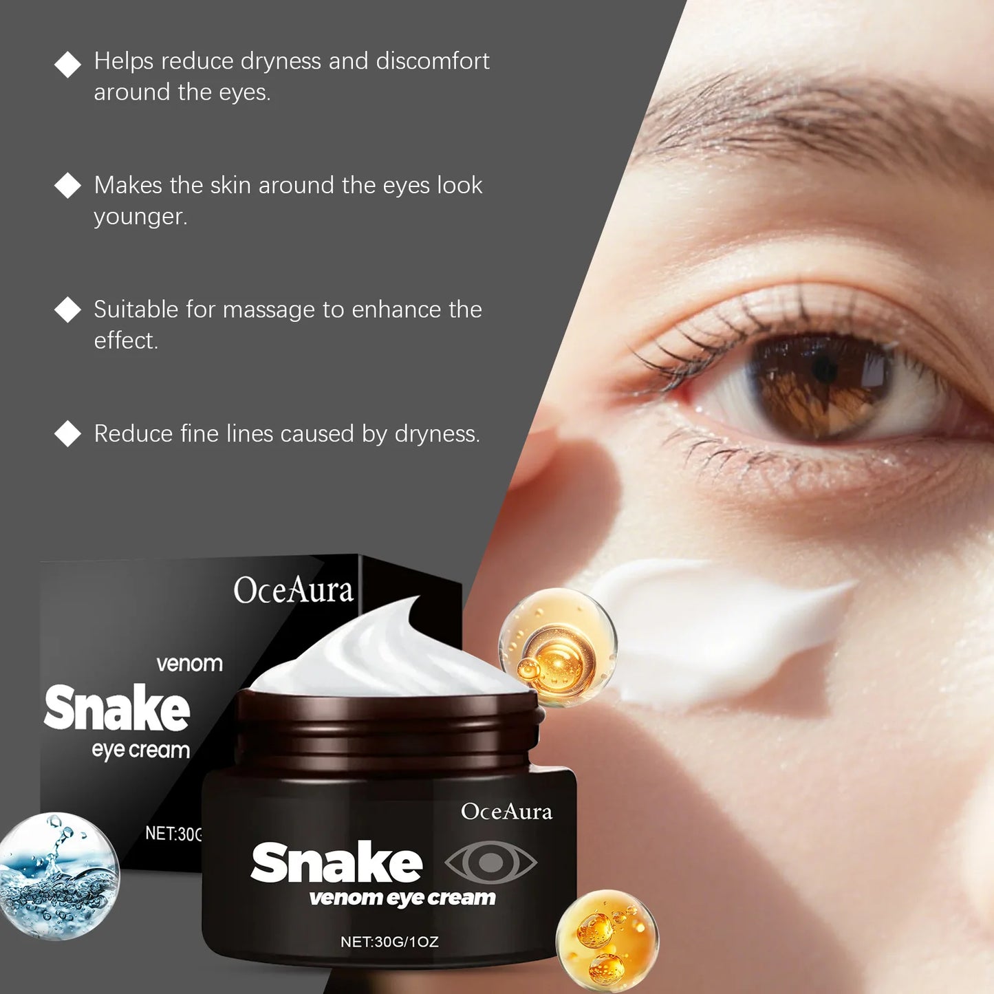 OCEAURA Eye Nourish Cream – Moisturize, Firm & Brighten 30g