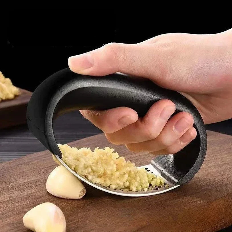 Stainless Steel Manual Garlic Press & Mincer | Kitchen Tool