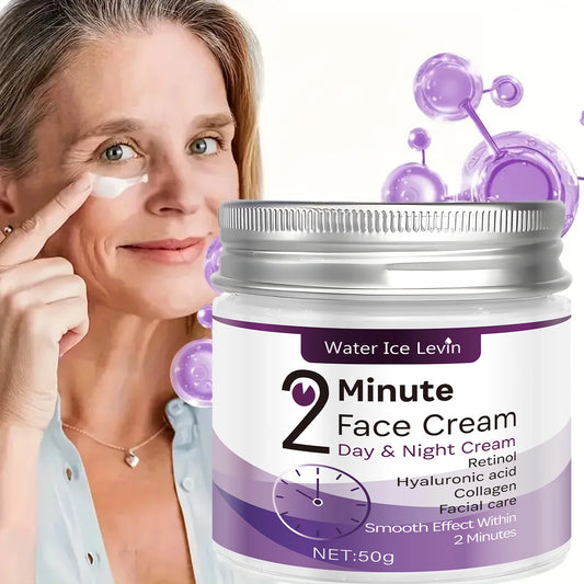 Water Ice Levin 2-Min Face Cream | Retinol, Hyaluronic & Collagen Face Moisturizer Cream Peaceful Pleasures Health and Wellness