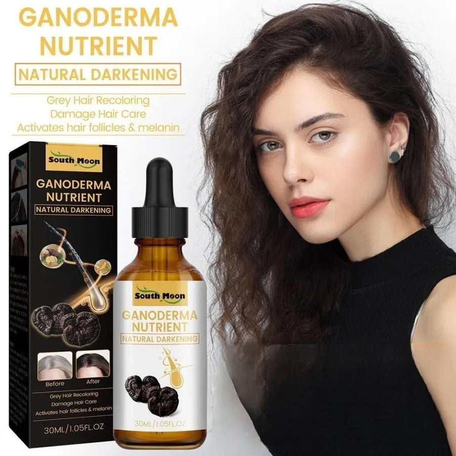 White To Black Hair Oil for Repairing From White To Black Nourishing Moisturizing Scalp Herbal Lotion Liquid Repair Hair Care Peaceful Pleasures Health and Wellness