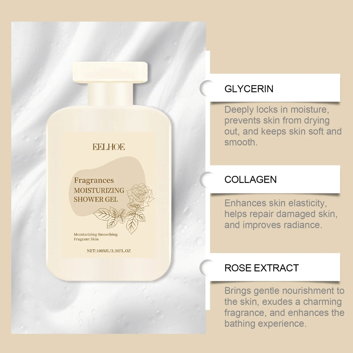 Eelhoe Nourishing Body Wash – Moisturizing Shower Gel