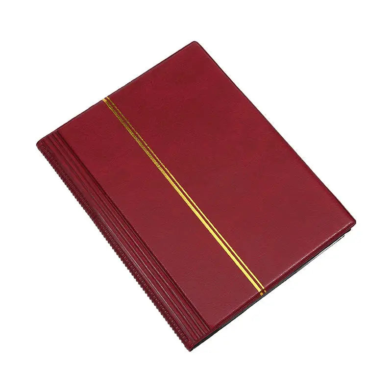 Stamp Collecting Album Binder Banknote Storage Book High End Collection Organizer for Philately Currency Collectors Peaceful Pleasures Health and Wellness