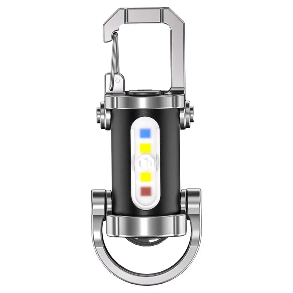 COB Keychain Flashlight – 7-Mode, Waterproof, USB-C Rechargeable Keychain Flashlight Peaceful Pleasures Health and Wellness