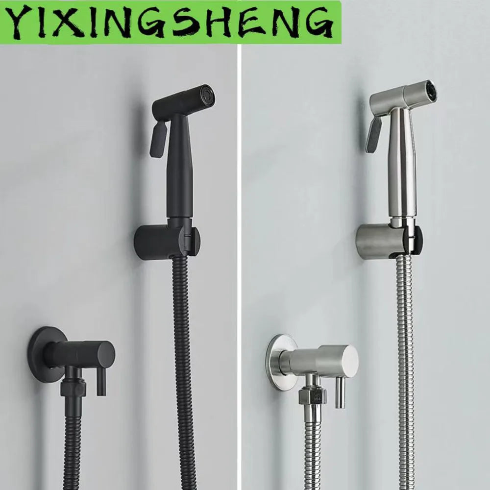 Wall-Mounted Bidet Sprayer Faucet | 304 Stainless Steel