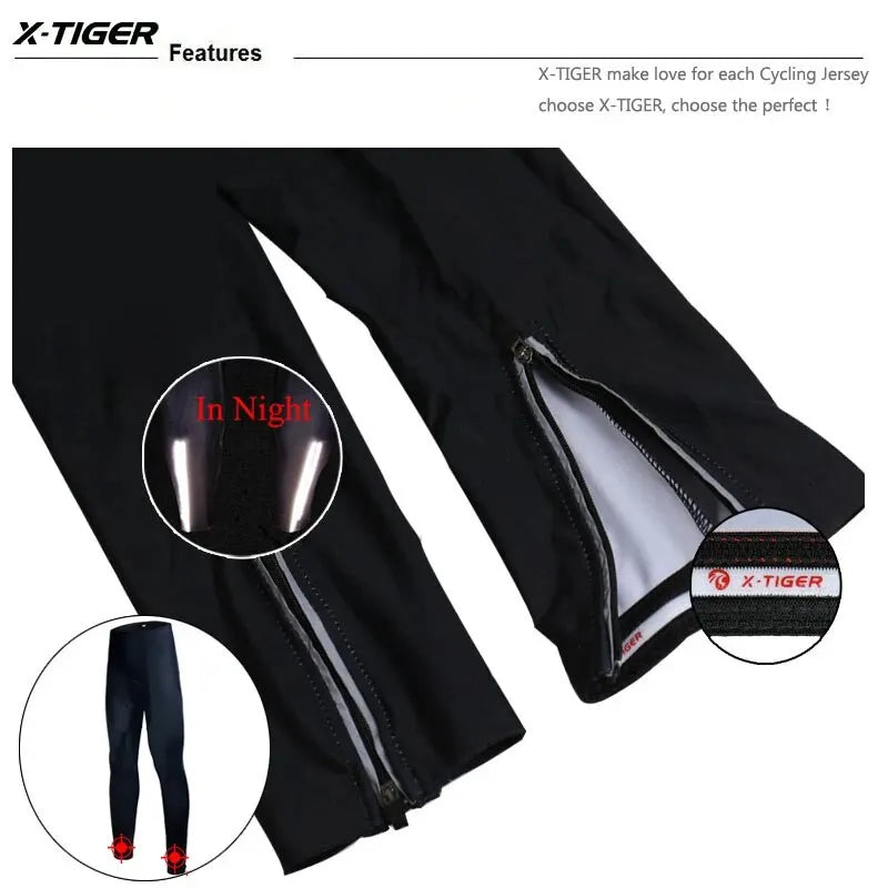 X-TIGER Women's 5D Gel Pad MTB Cycling Pants – Lycra Coolmax