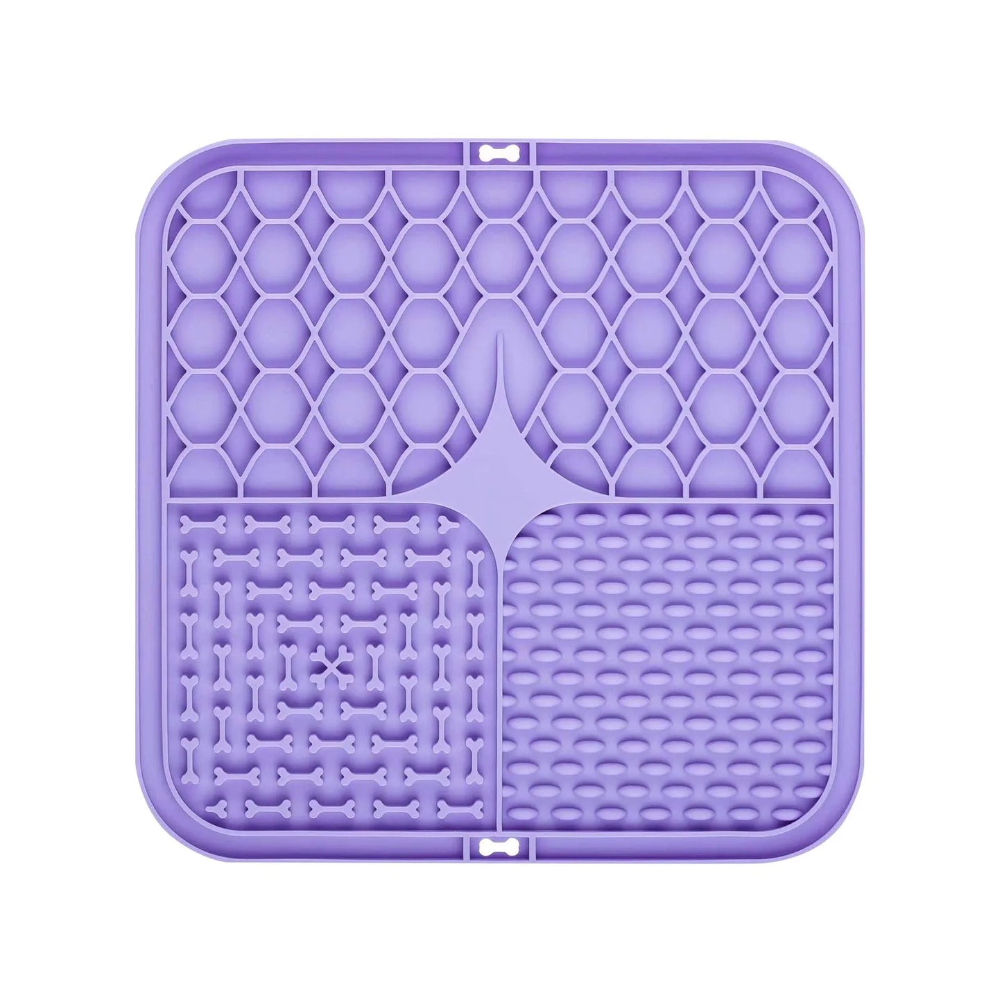 Silicone Dog Lick Mat with Suction Cups | Slow Feeder Pad