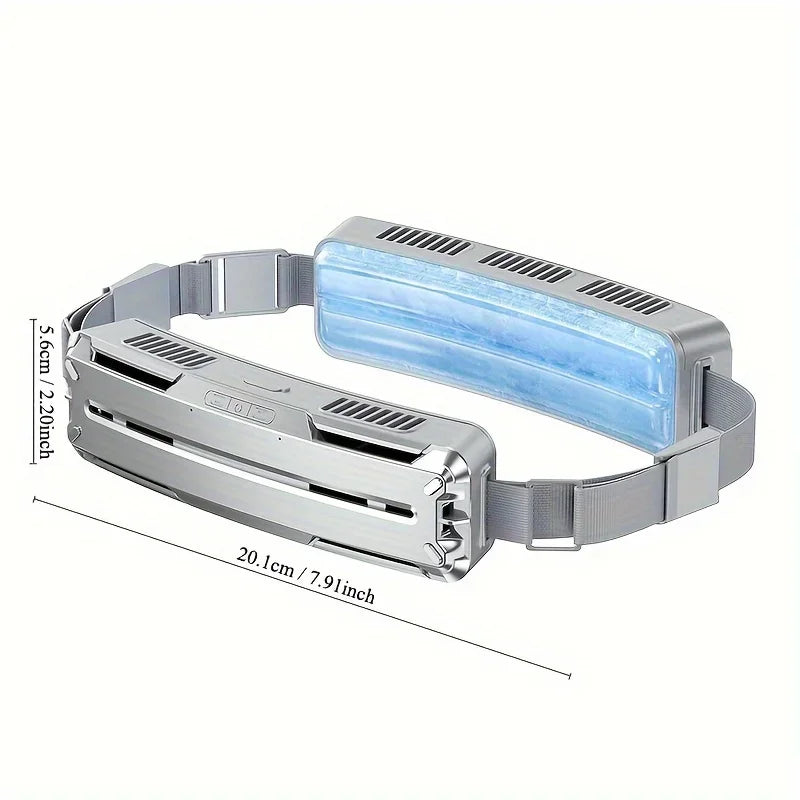 URGGU Portable Neck & Waist Clip Fan – USB Rechargeable Mini