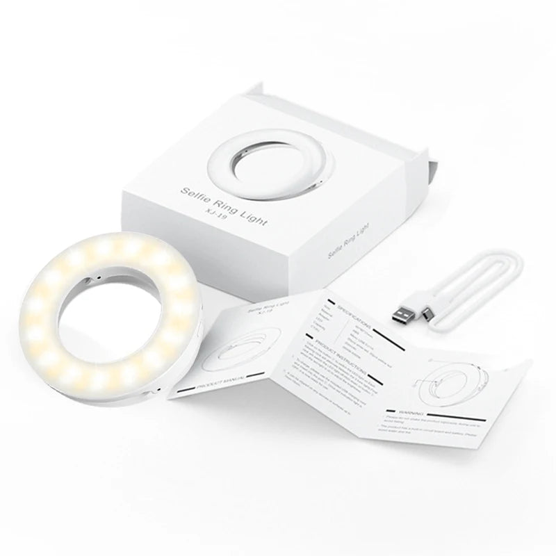 Selfie Ring Lamp Led Light Photography Photo Shooting Light For Photo Locks Ring Light Professional Cell Phone Accessories Peaceful Pleasures Health and Wellness White China Mainland