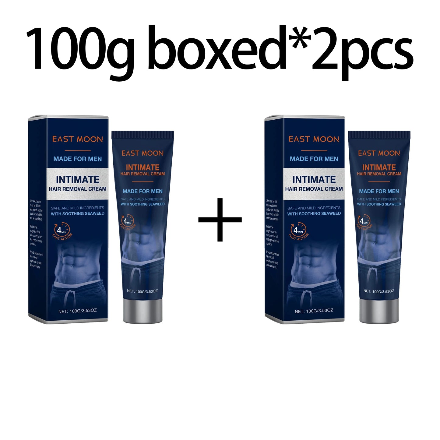 East Moon Men's Hair Removal Cream – Gentle Body Depilatory