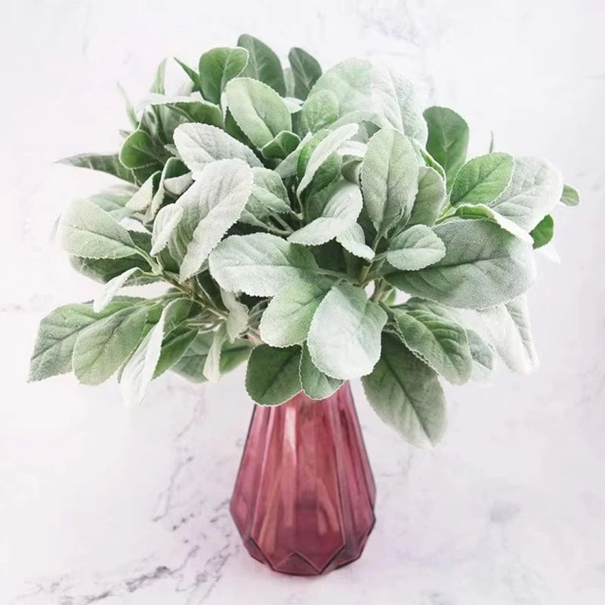Artificial Flocking Rabbit Ear Grass Stems | Vase & DIY Decor