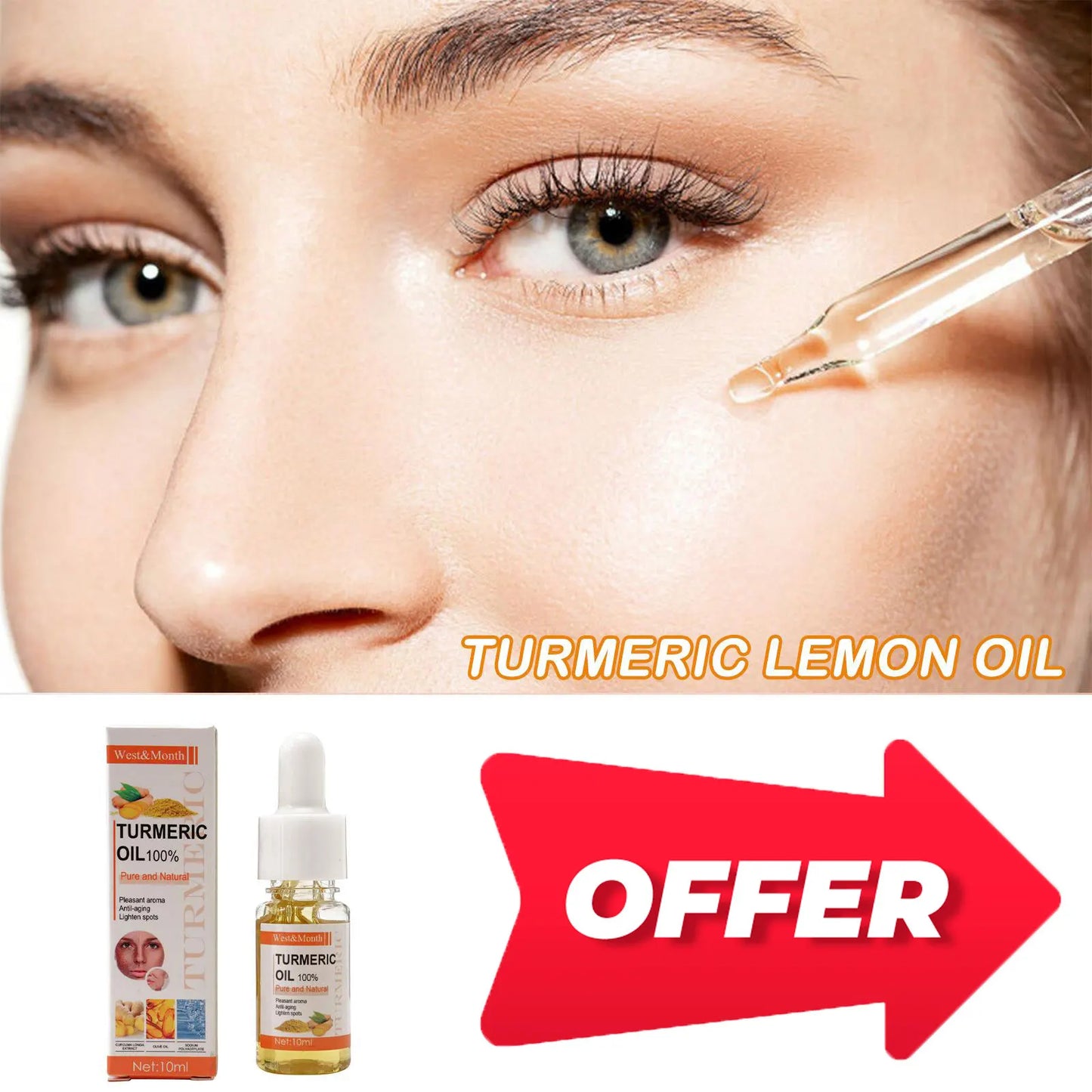 Turmeric Lemon Face Serum – Dark Spot Corrector & Pore Minimizer