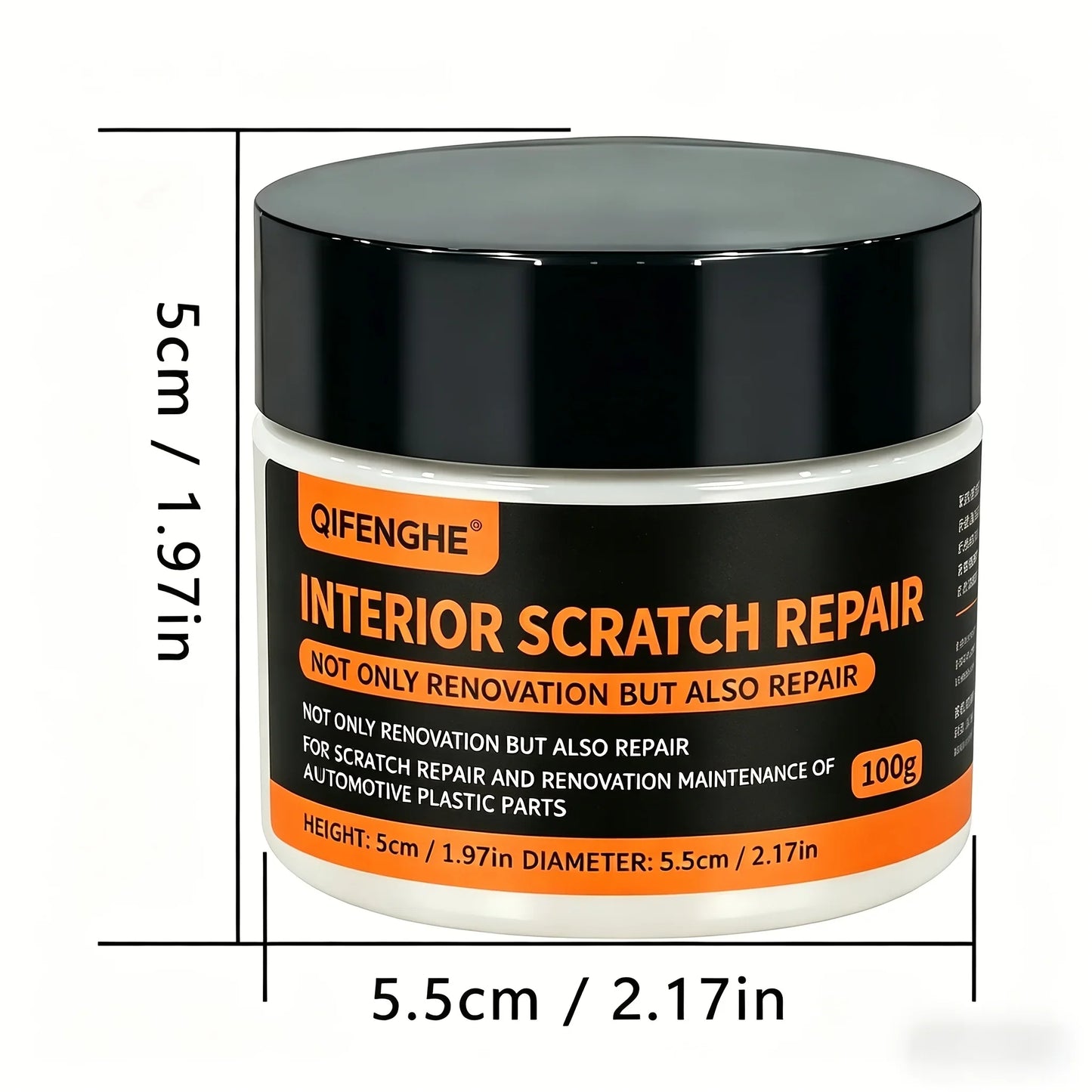 Interior Scratch Repair Paste – Dashboard, Leather & Plastic