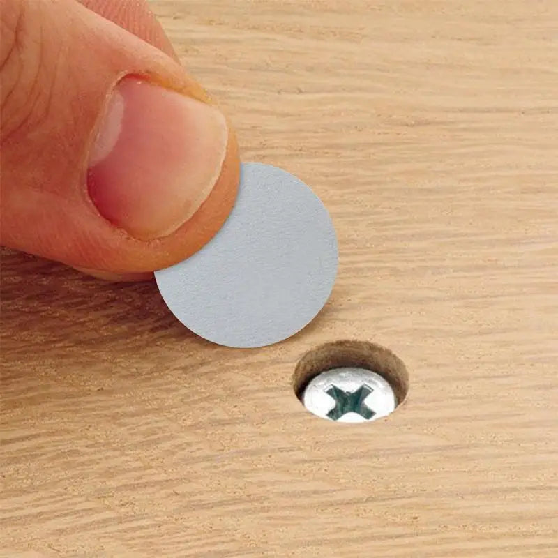 Self-Adhesive Screw Cover Caps | 54-Pack Dustproof Hole Stickers