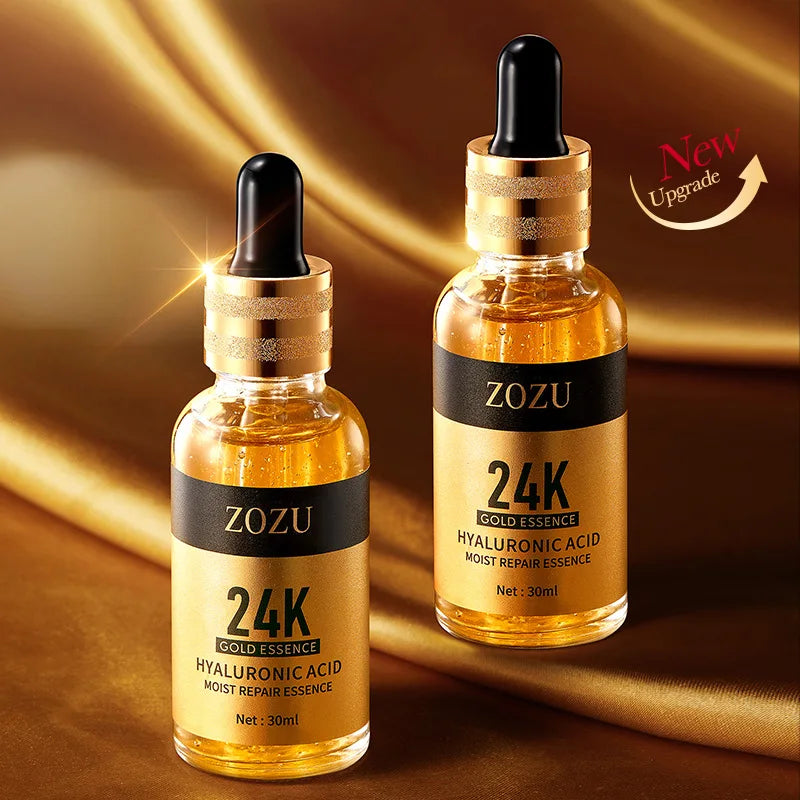 24K Gold Face Serum – Hyaluronic Acid Moisturizing Essence 30ml