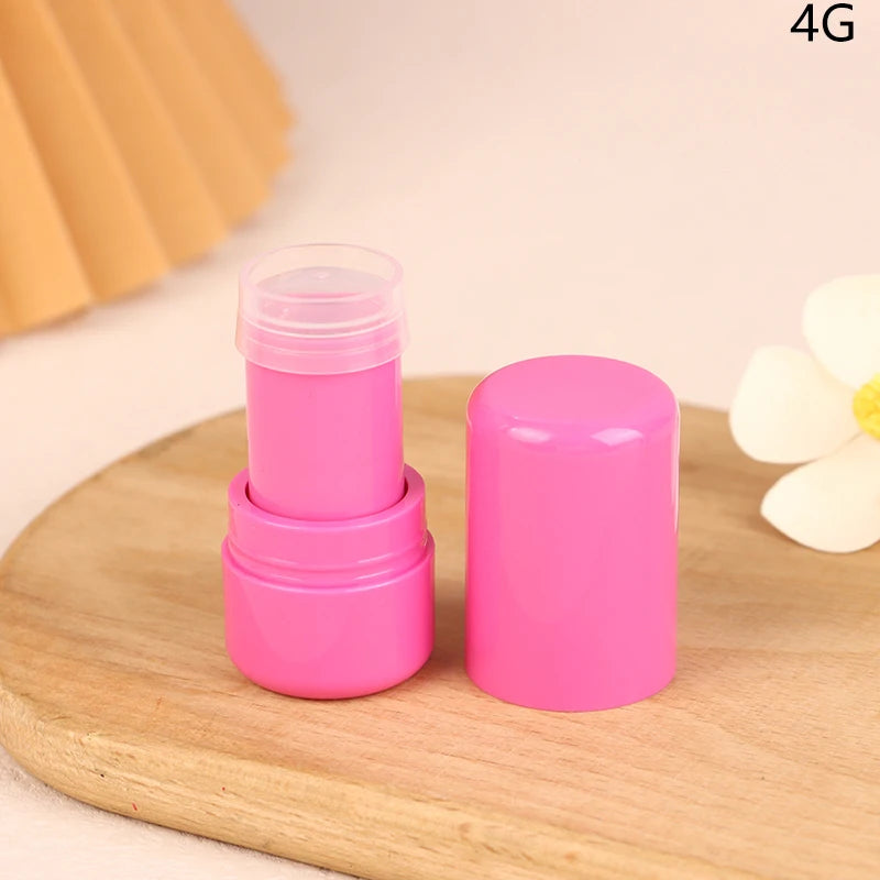 1PC 4g Refillable Lipstick Tube Lip Balm Container Rouge Tube Grooming Stick Cosmetic Container Lotion Container Travel Bottle Peaceful Pleasures Health and Wellness Light purple