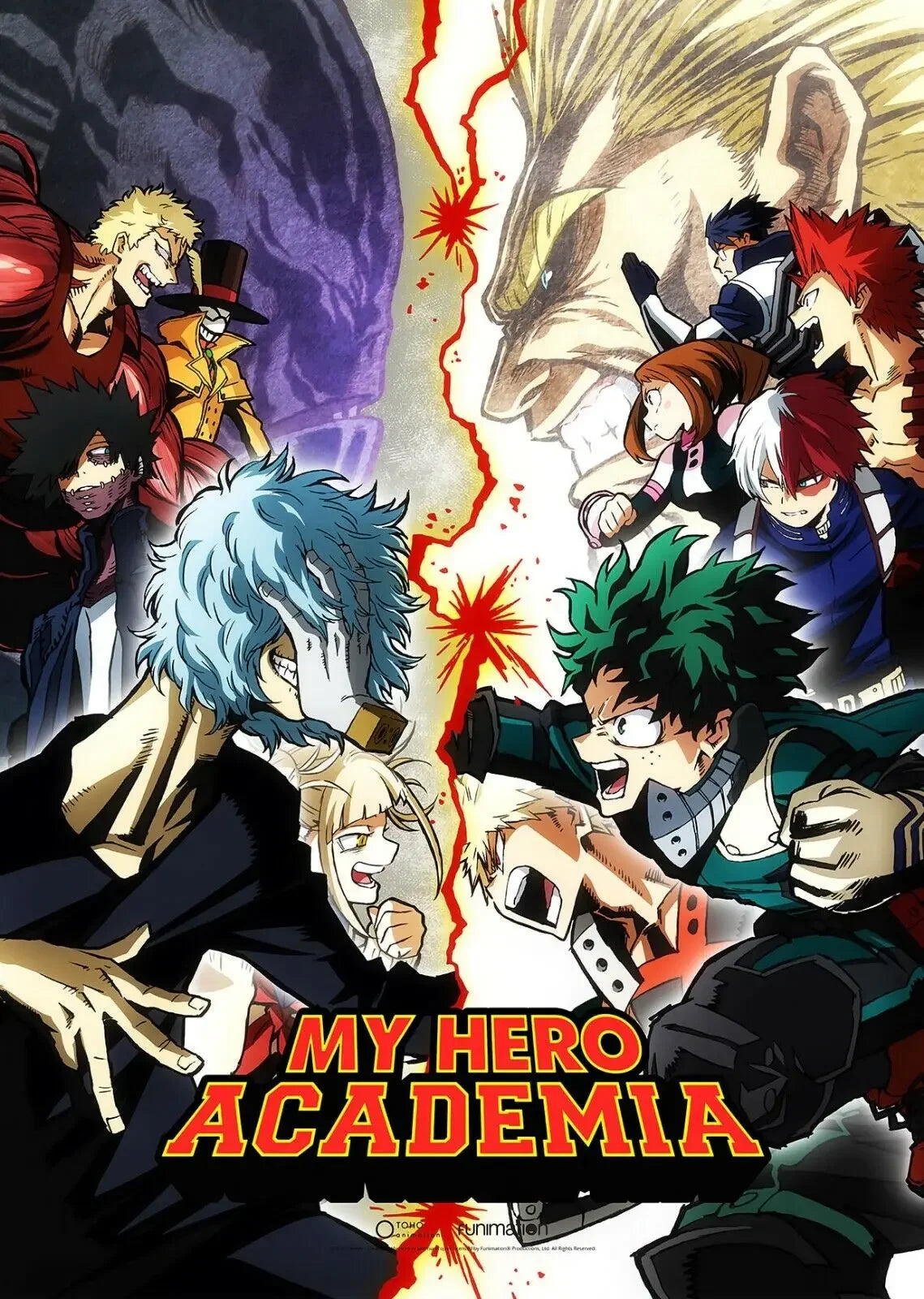 Japanese Anime My-Hero-Academia Poster Cartoon Manga Canvas Painting Wall Art Pictures Home Kids Room Decor Gift Peaceful Pleasures Health and Wellness 20X30CM A17