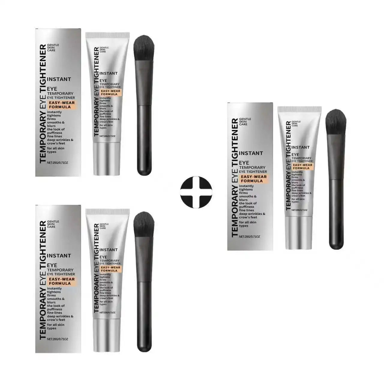 Instant Firming Eye Cream with Brush – 20g Eye Contour