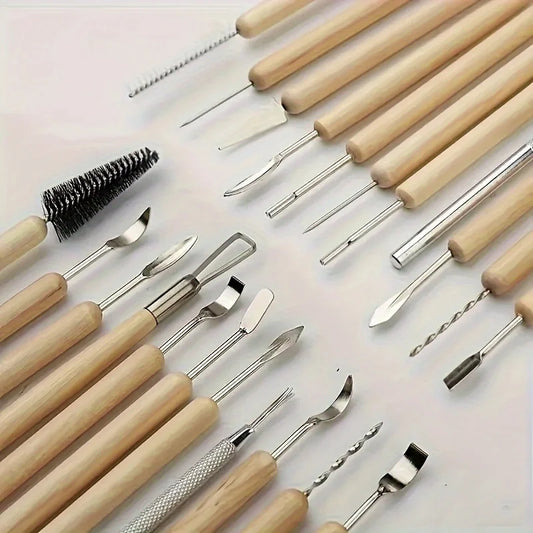 DIY Clay Tool Cold Porcelain Polymer Molding Tools Carving Ceramic Peaceful Pleasures Health and Wellness