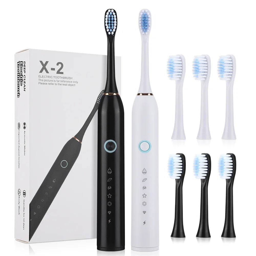 Hailicare Sonic Electric Toothbrush | 6 Modes, 4 Heads, IPX67